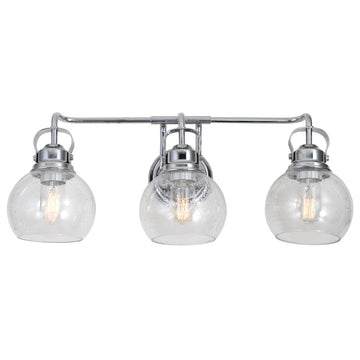 Shirley Metal/ Bubbled Glass Vanity Light - JONATHAN Y